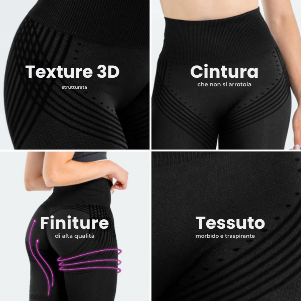 Leggings 3D Mylvana® — Leviga e Scolpisce